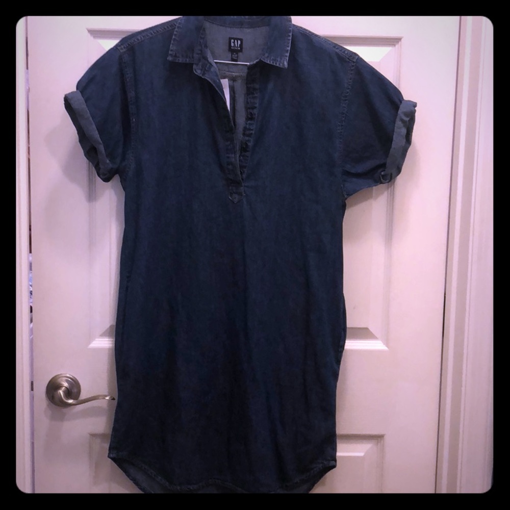 B2G1 Gap Denim Pullover Shirtdress